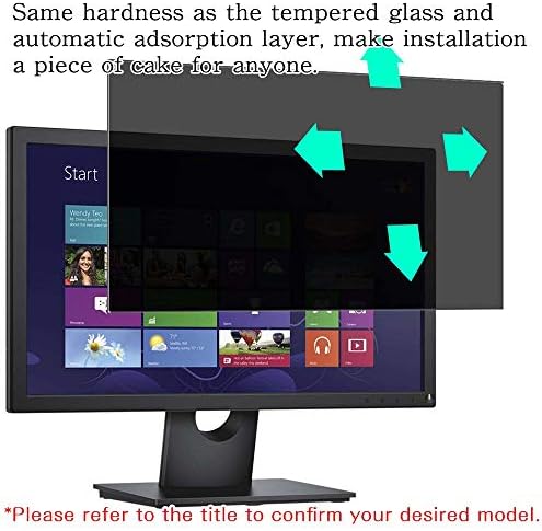 מגן מסך פרטיות סינבי, התואם ל- Lenovo ThinkVision S24E-10 23.8 צג תצוגה מגנים על סרטי ריגול [זכוכית